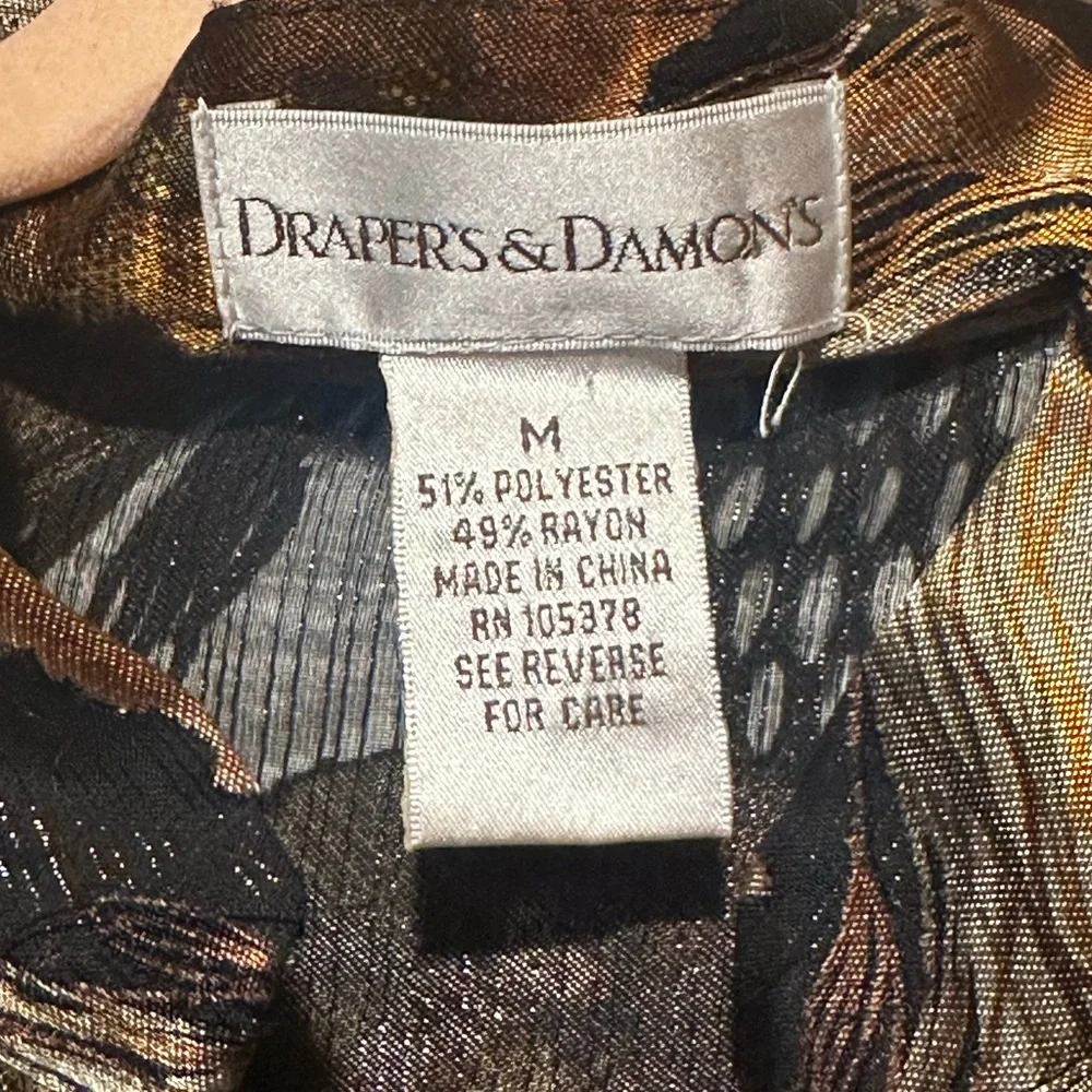 Drapers&damons top‎ size m sheer